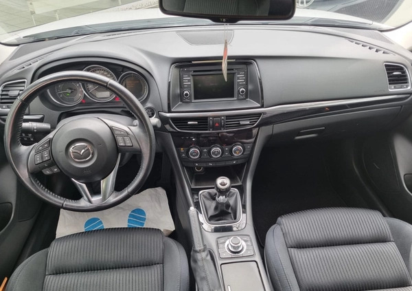 Mazda 6 cena 42900 przebieg: 206000, rok produkcji 2013 z Żary małe 121